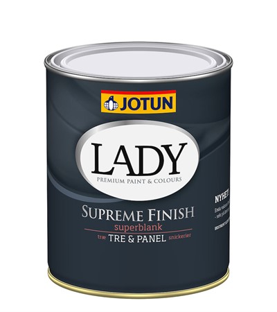 Snickerifärg Lady Supreme finish 80 B-bas 0,68L Jotun