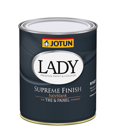 Snickerifärg Lady Supreme finish 40 A-bas 0,68L Jotun