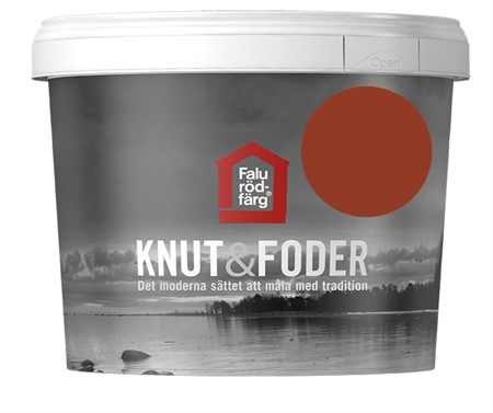FALU RÖDFÄRG KNUT&FODER       LJUSRÖD 1L