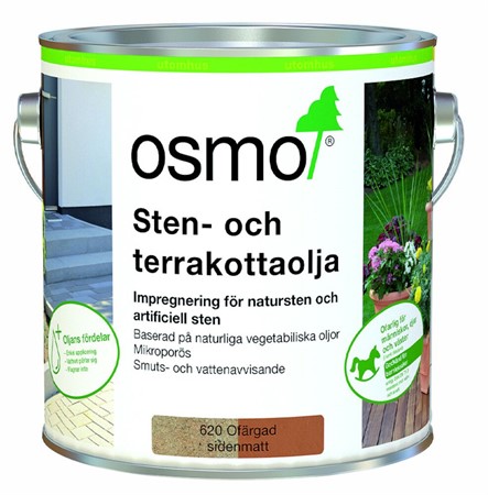 Sten- och Terrakottaolja 620 Osmo Ofärgad 075L