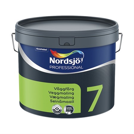 Väggfärg 7 BW 5L Prof.Nordsjö inomhus