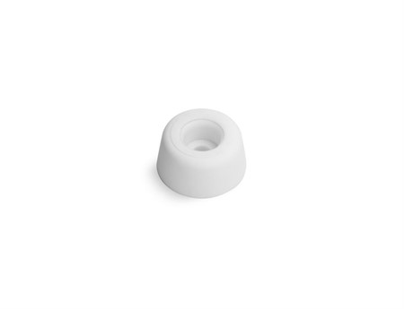 Dörrstopp/buffert vit Ø20x10mm 5st