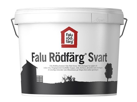 Falu Rödfärg 10 liter SVART