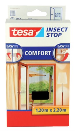 Insektsnät svart 1200x2200 mm Tesa Comfort Myggnät