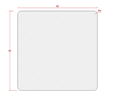 Hyvlad regel impregnerad 95x95 mm NTR-A stolpe