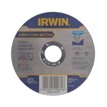 Kapskiva 115x1,6x22,2 MET INOX AS60 Irwin
