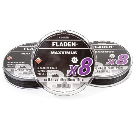 Maxximus 8X braid 0.12mm 150m 10Lbs 4.5kg