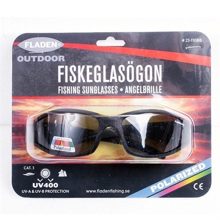 Blisterpackade Polarized sunglasses Lake Black. grå lins